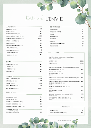 Restaurant l'envie