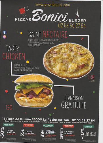 Opinii despre Pizza Bonici La Roche sur Yon în La Roche-sur-Yon - Restauration