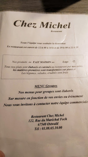 Opinii despre Restaurant Chez Michel în Ostwald - Restauration