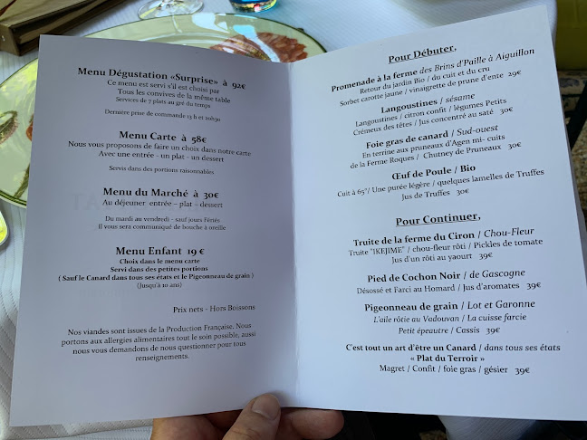 Mariottat la table privée