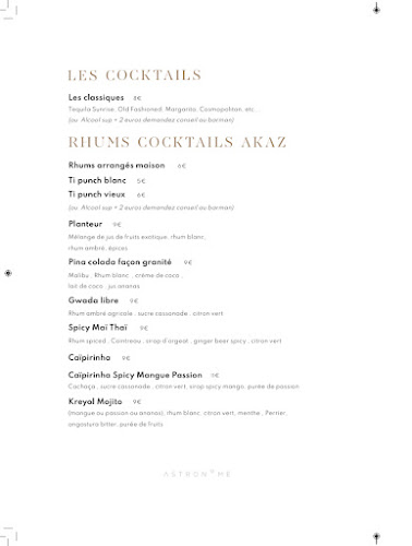 L'astronome Rooftop - Restauration