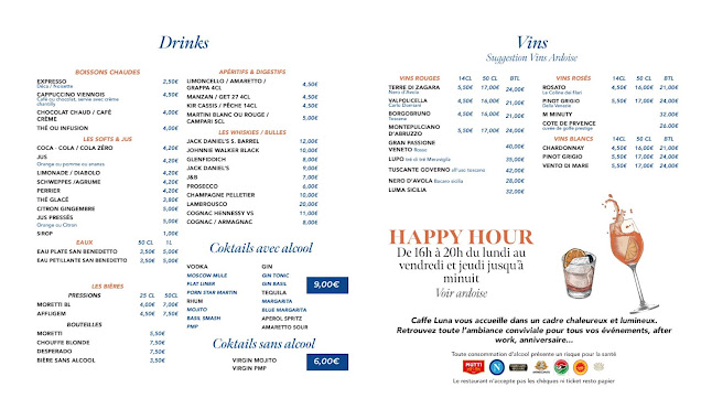 Opinii despre Caffè luna în Malakoff - Restauration