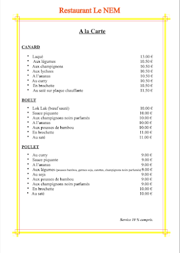 Le Nem - Tournefeuille