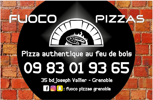 Fuoco Pizzas Grenoble - Au Feu de Bois - Livraison à Domicile - Restauration