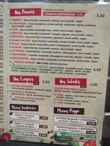 La mia pizza paris 14 ème, Pizzeria : Pizzas Classique & VEGAN, Option Pizza SANS GLUTEN**