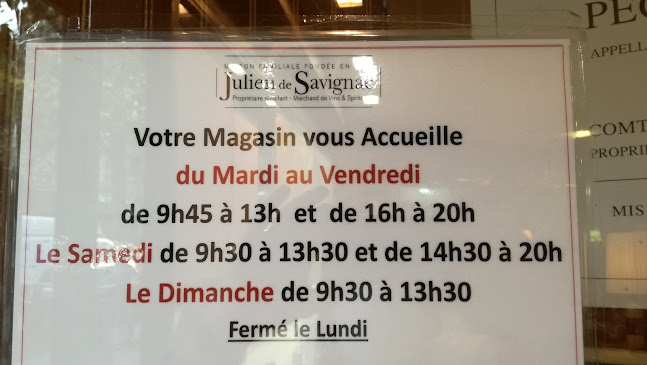 Comentarii opinii despre Julien de Savignac - Propriétaire récoltant - Marchand de Vins & Spiritueux