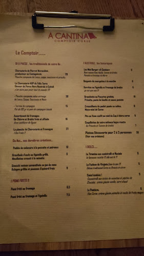 A Cantina Comptoir Corse Strasbourg - Restauration