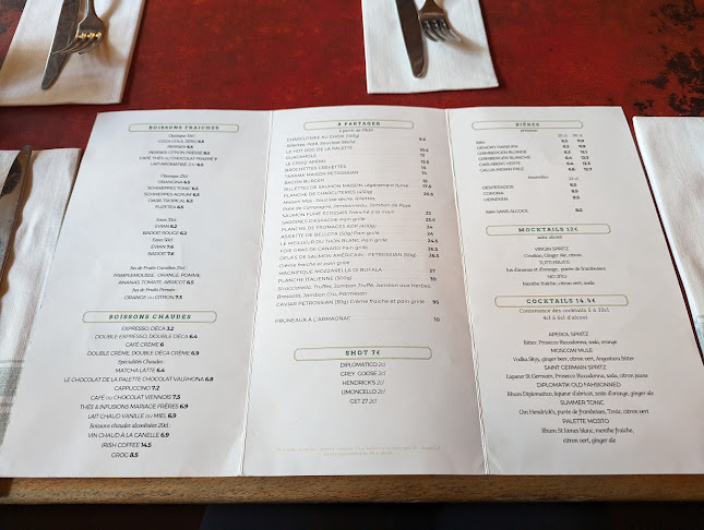 Opinii despre LA PALETTE - PARIS în Paris - Restauration