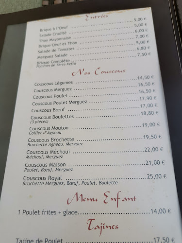 L'Étoile Berbère - Restauration